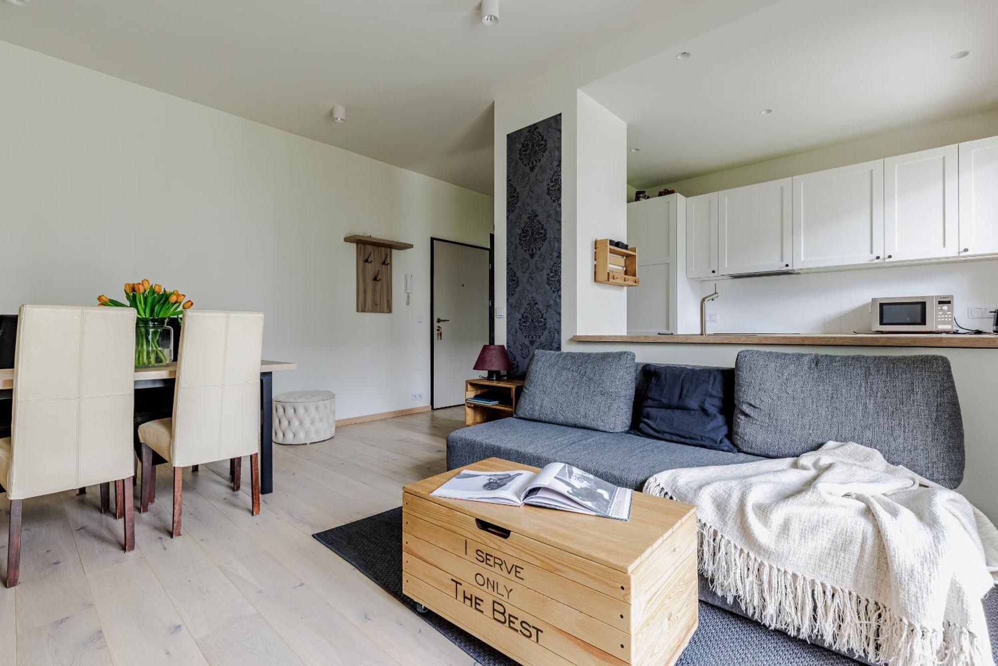 Relax&Comfort New Waw 50 Sqm With Terrace, Garden, Free Parking And Ac Varsó Kültér fotó